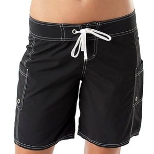 NWT $52 TOMMY BAHAMA SMALL 9" BLACK BOARD SHORTS